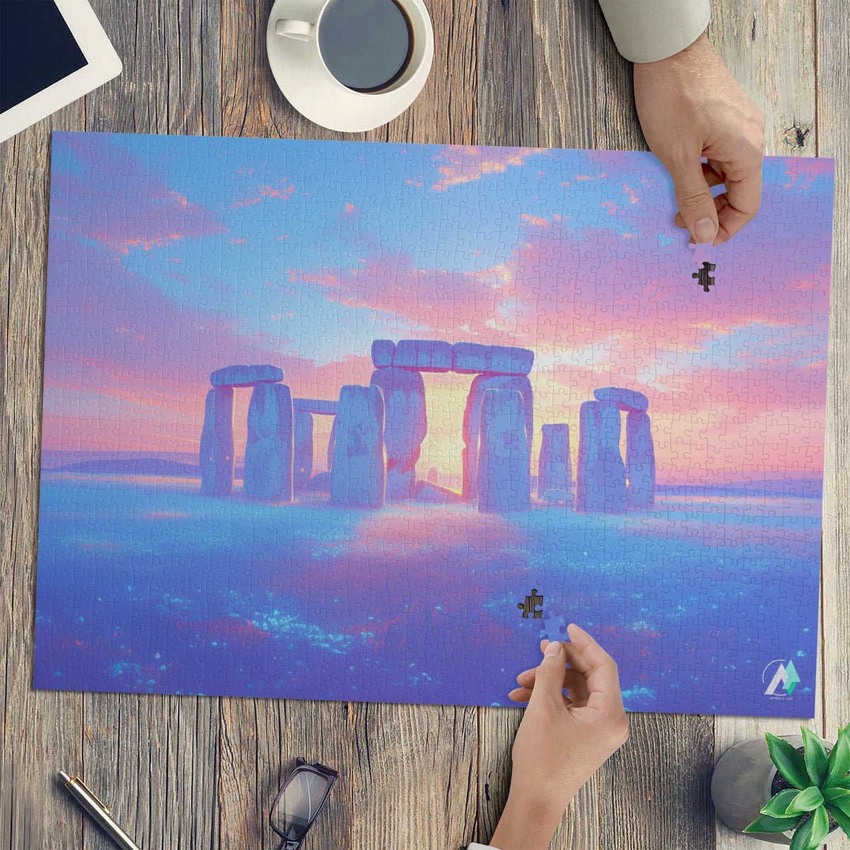 PUZZLE_H1 Cardboard Jigsaw Puzzle (1000-Piece)