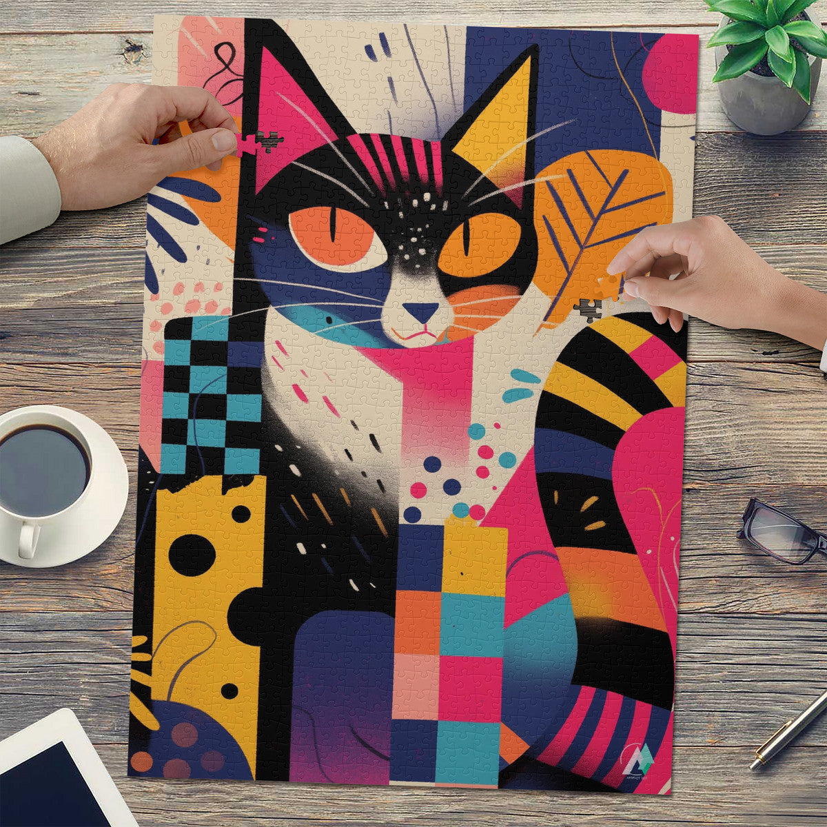 PUZZLE_V1 Cardboard Jigsaw Puzzle (1000-Piece)