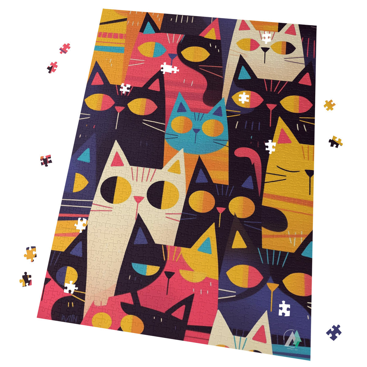 PUZZLE_V1 Cardboard Jigsaw Puzzle (1000-Piece)
