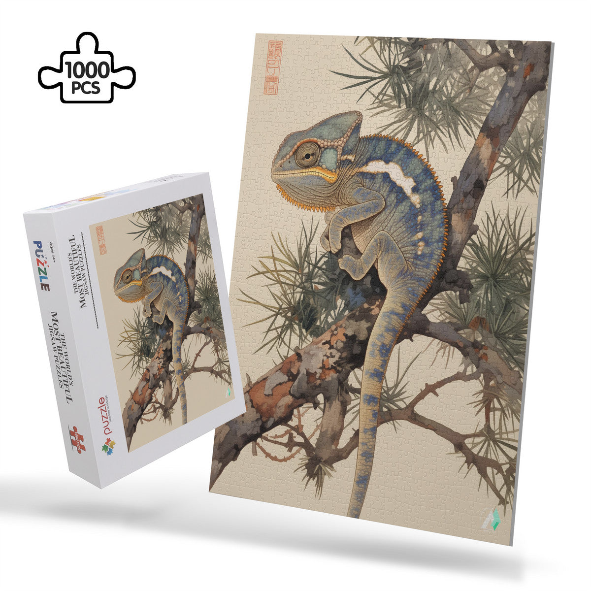 PUZZLE_V1 Cardboard Jigsaw Puzzle (1000-Piece)