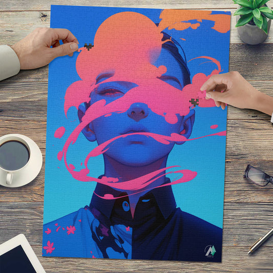 PUZZLE_V1 Cardboard Jigsaw Puzzle (1000-Piece)