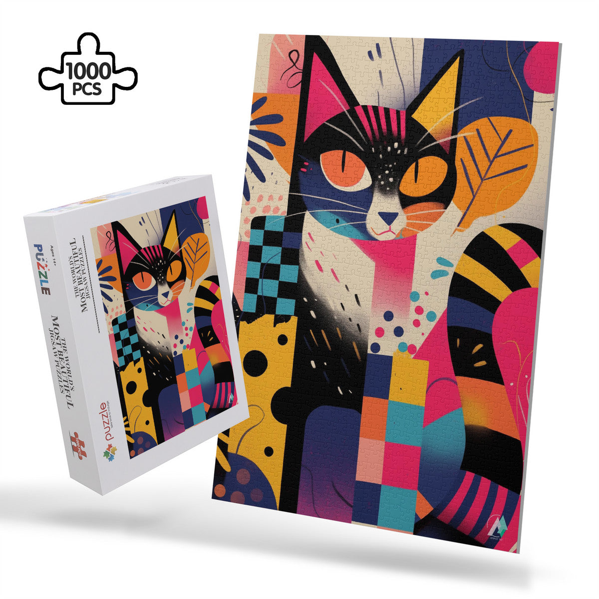 PUZZLE_V1 Cardboard Jigsaw Puzzle (1000-Piece)