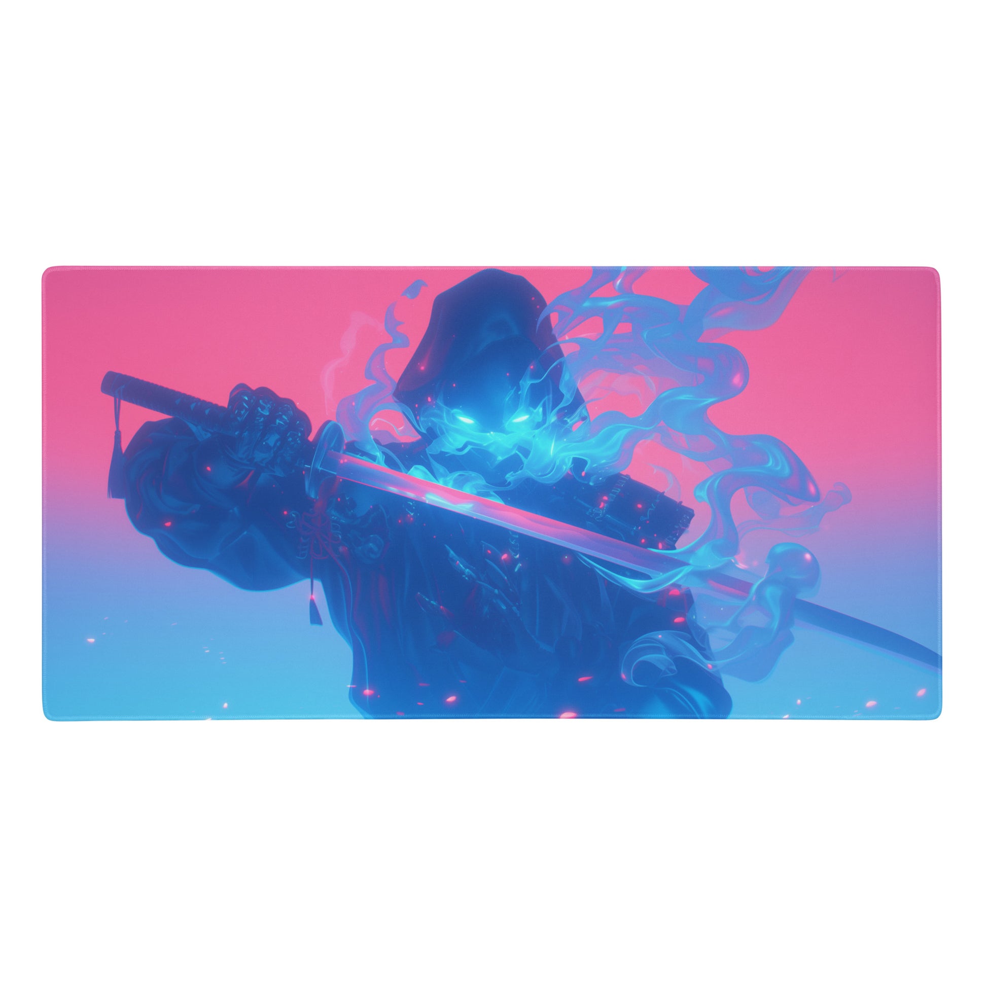 XXL gaming mouse pad, mouse pad, desk mat, gaming mat, gaming pad, best gaming mouse pad, border stitching, durable gaming mouse pad, Spectral Shinobi I artwork