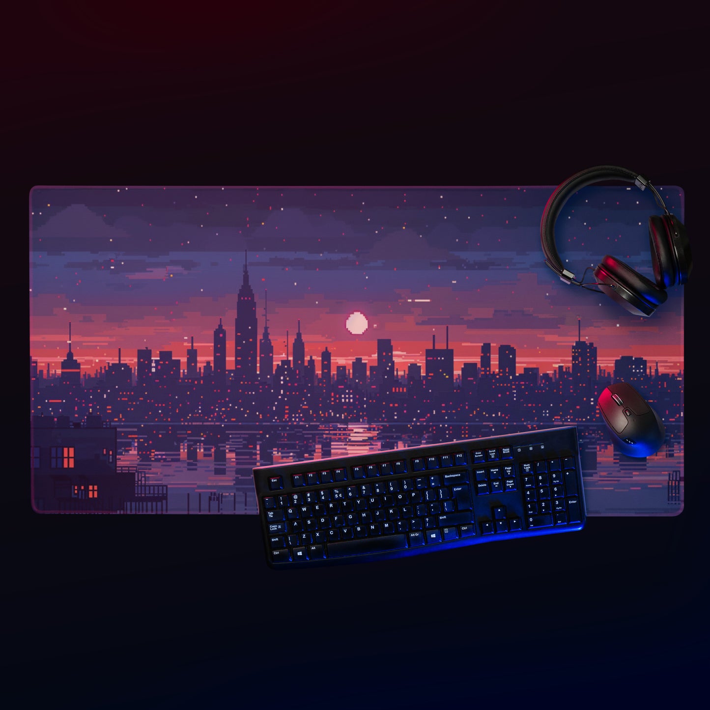 XXL gaming mouse pad, mouse pad, desk mat, gaming mat, gaming pad, best gaming mouse pad, border stitching, durable gaming mouse pad, Jewel in a Kingdom II Bound artwork