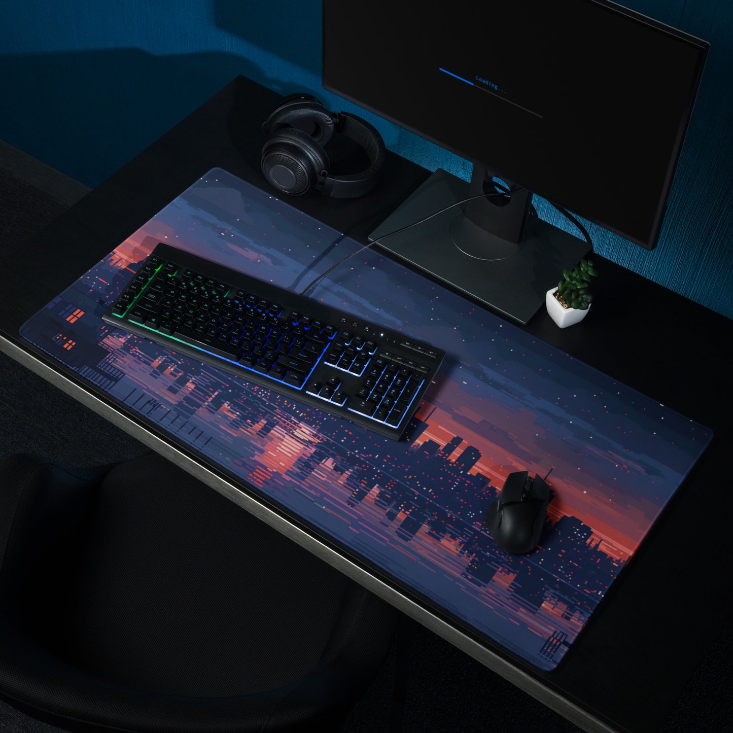 XXL gaming mouse pad, mouse pad, desk mat, gaming mat, gaming pad, best gaming mouse pad, border stitching, durable gaming mouse pad, Jewel in a Kingdom II Bound artwork