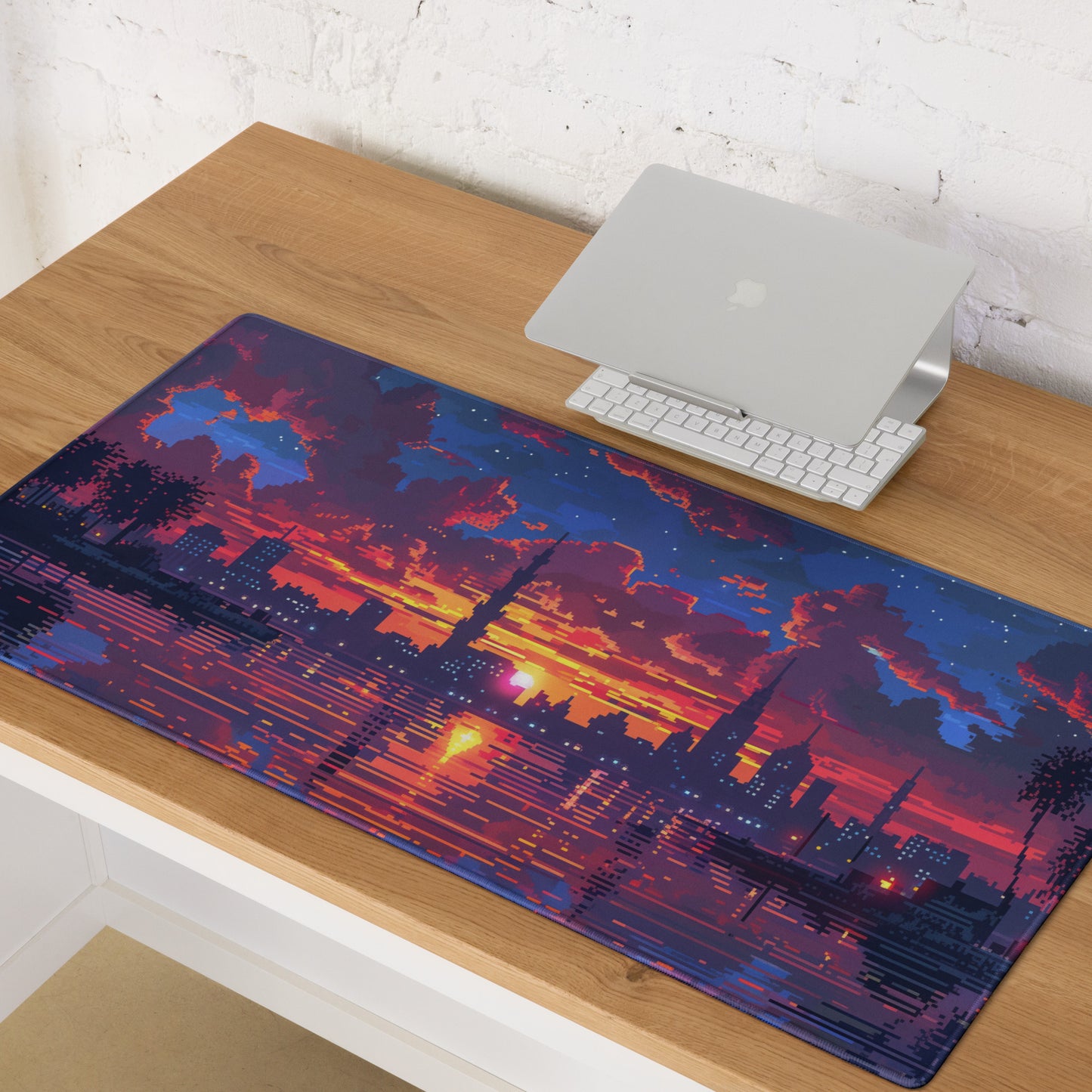 XXL gaming mouse pad, mouse pad, desk mat, gaming mat, gaming pad, best gaming mouse pad, border stitching, durable gaming mouse pad, Jewel in a Kingdom I artwork