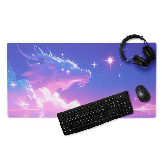 XXL gaming mouse pad, mouse pad, desk mat, gaming mat, gaming pad, best gaming mouse pad, border stitching, durable gaming mouse pad, Supernal Dragon artwork