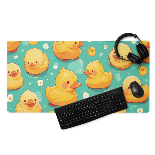 XXL gaming mouse pad, mouse pad, desk mat, gaming mat, gaming pad, best gaming mouse pad, border stitching, durable gaming mouse pad, Aquacktic Cuteness II artwork