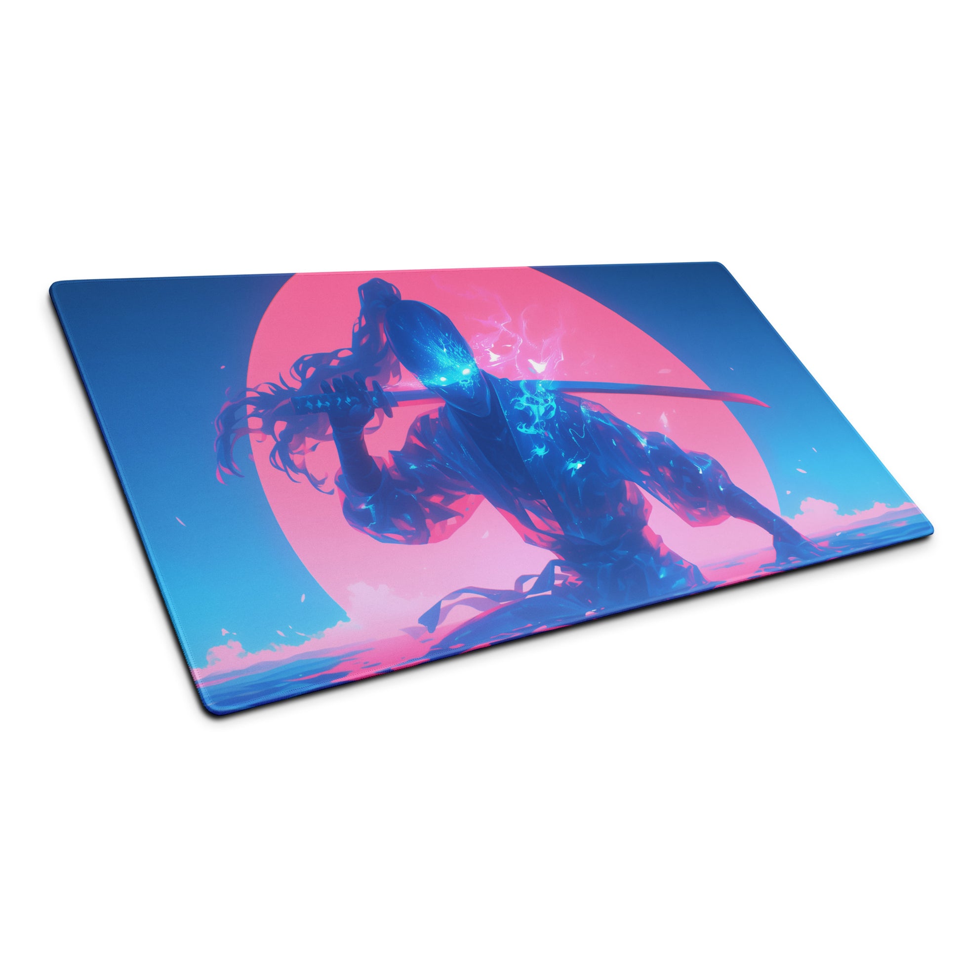 XXL gaming mouse pad, mouse pad, desk mat, gaming mat, gaming pad, best gaming mouse pad, border stitching, durable gaming mouse pad, Spectral Shinobi II artwork
