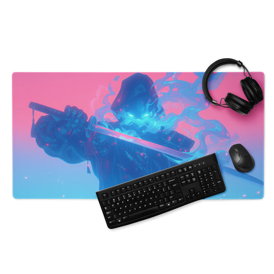 XXL gaming mouse pad, mouse pad, desk mat, gaming mat, gaming pad, best gaming mouse pad, border stitching, durable gaming mouse pad, Spectral Shinobi I artwork