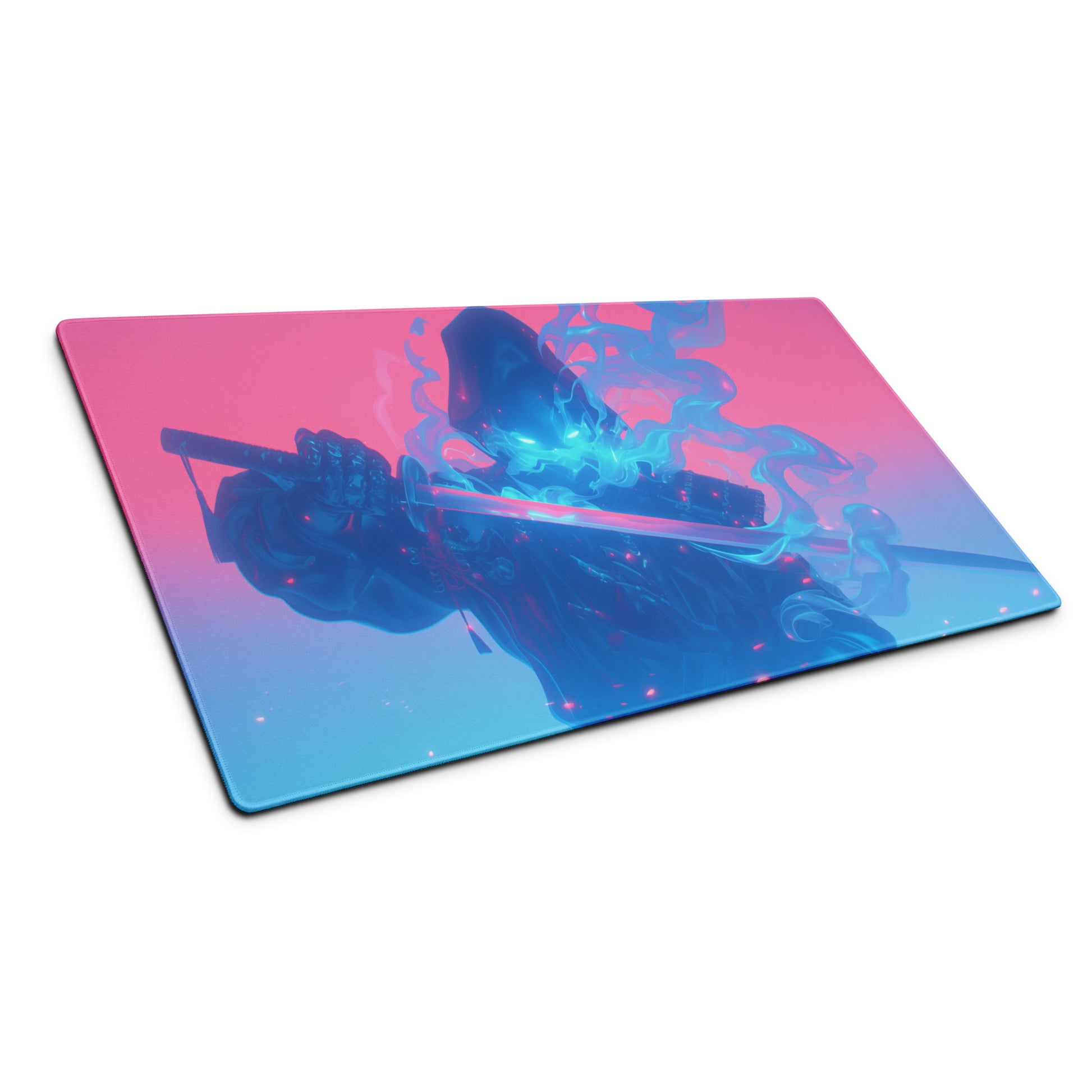 XXL gaming mouse pad, mouse pad, desk mat, gaming mat, gaming pad, best gaming mouse pad, border stitching, durable gaming mouse pad, Spectral Shinobi I artwork