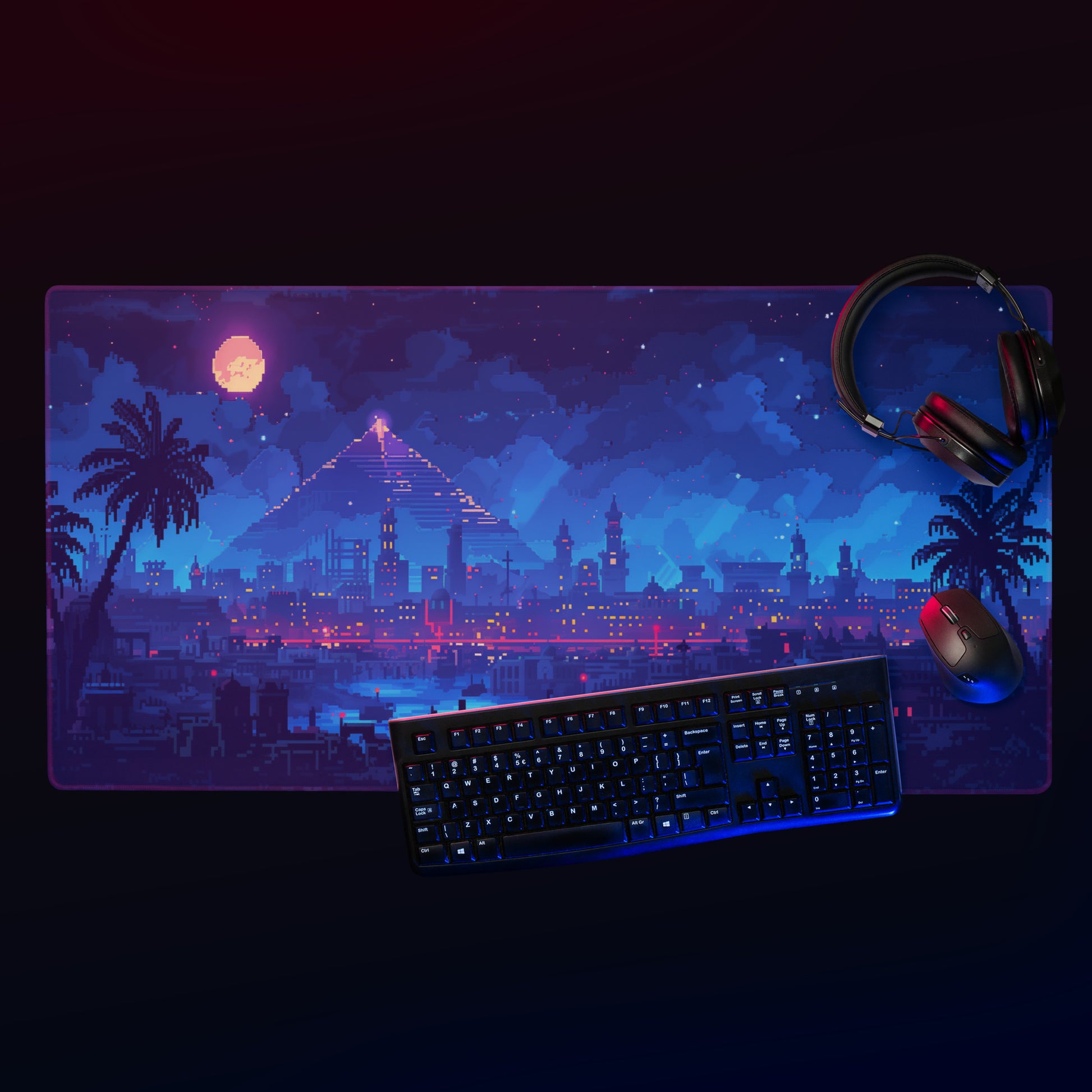 XXL gaming mouse pad, mouse pad, desk mat, gaming mat, gaming pad, best gaming mouse pad, border stitching, durable gaming mouse pad, Jewel in a Kingdom III Bound artwork
