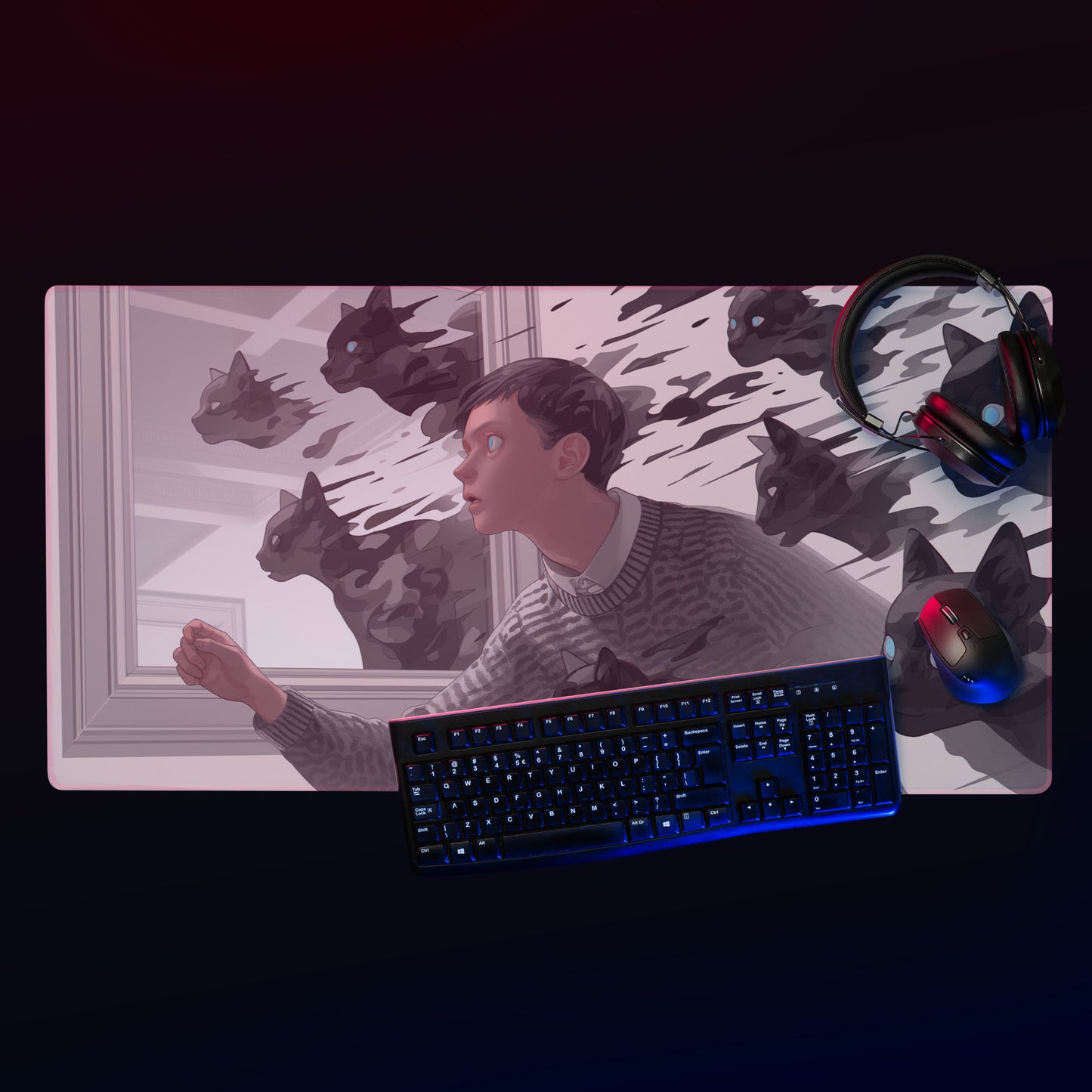 Familiar Felines I | Gaming Mouse Pad