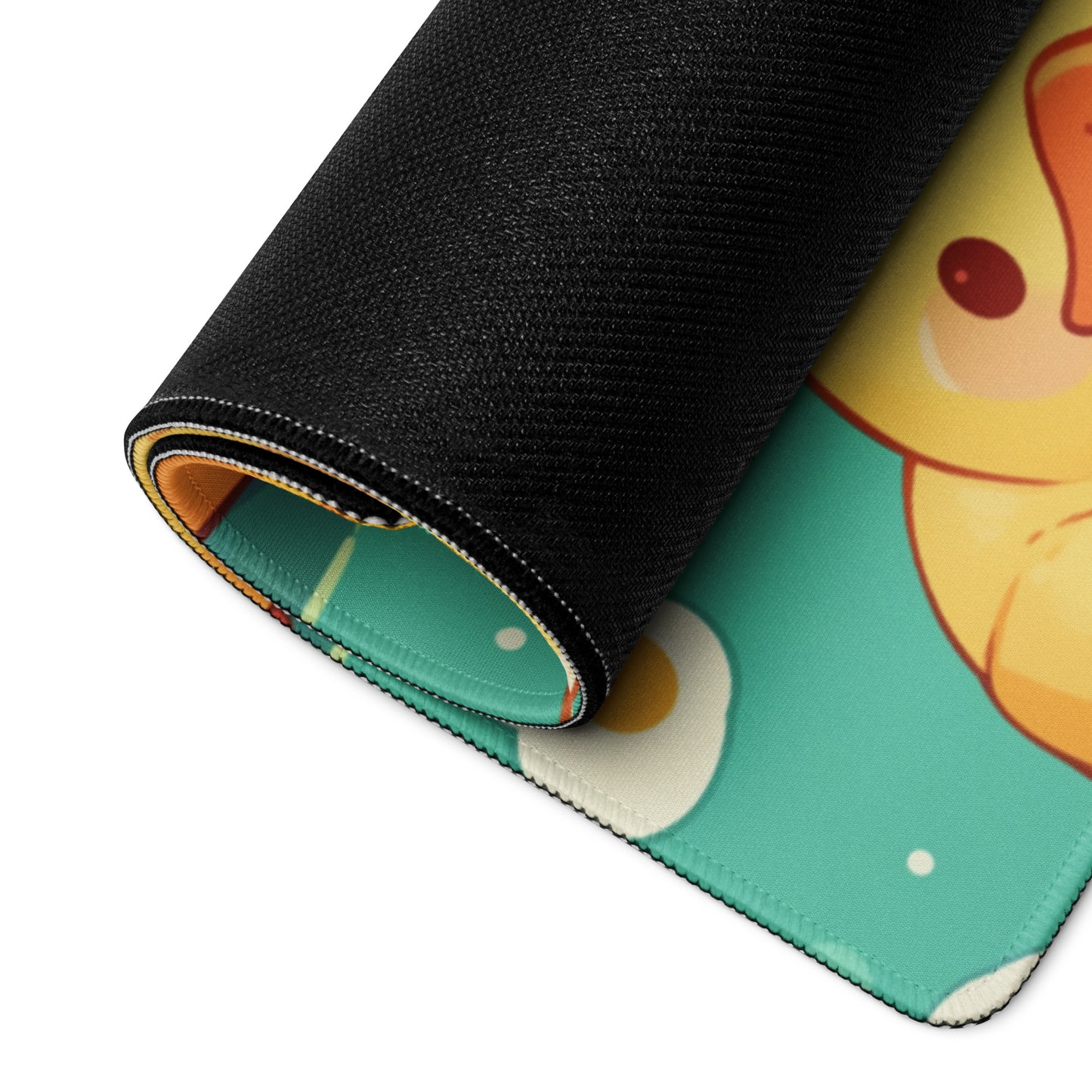 XXL gaming mouse pad, mouse pad, desk mat, gaming mat, gaming pad, best gaming mouse pad, border stitching, durable gaming mouse pad, Aquacktic Cuteness II artwork