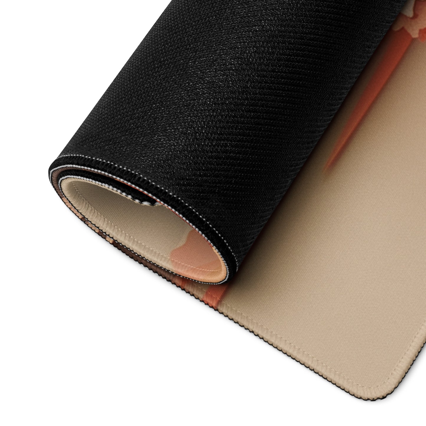 XXL gaming mouse pad, mouse pad, desk mat, gaming mat, gaming pad, best gaming mouse pad, border stitching, durable gaming mouse pad, Whispering Falls I artwork