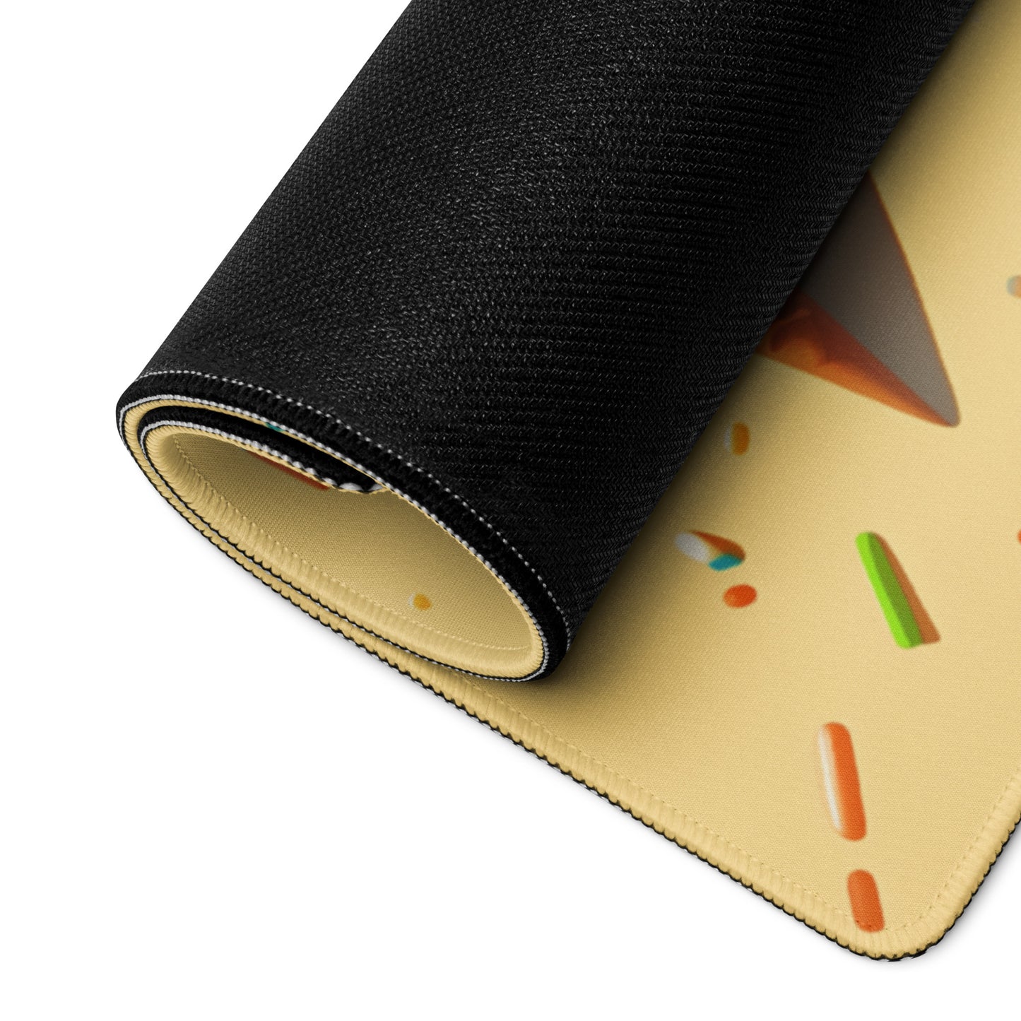 XXL gaming mouse pad, mouse pad, desk mat, gaming mat, gaming pad, best gaming mouse pad, border stitching, durable gaming mouse pad, Summer Swirls I artwork