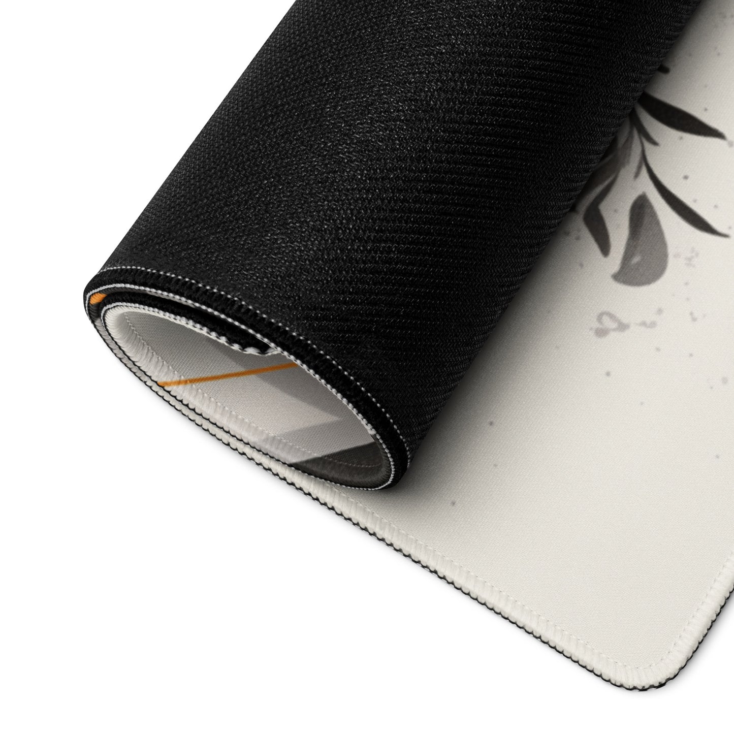 XXL gaming mouse pad, mouse pad, desk mat, gaming mat, gaming pad, best gaming mouse pad, border stitching, durable gaming mouse pad, Petal Muse II artwork