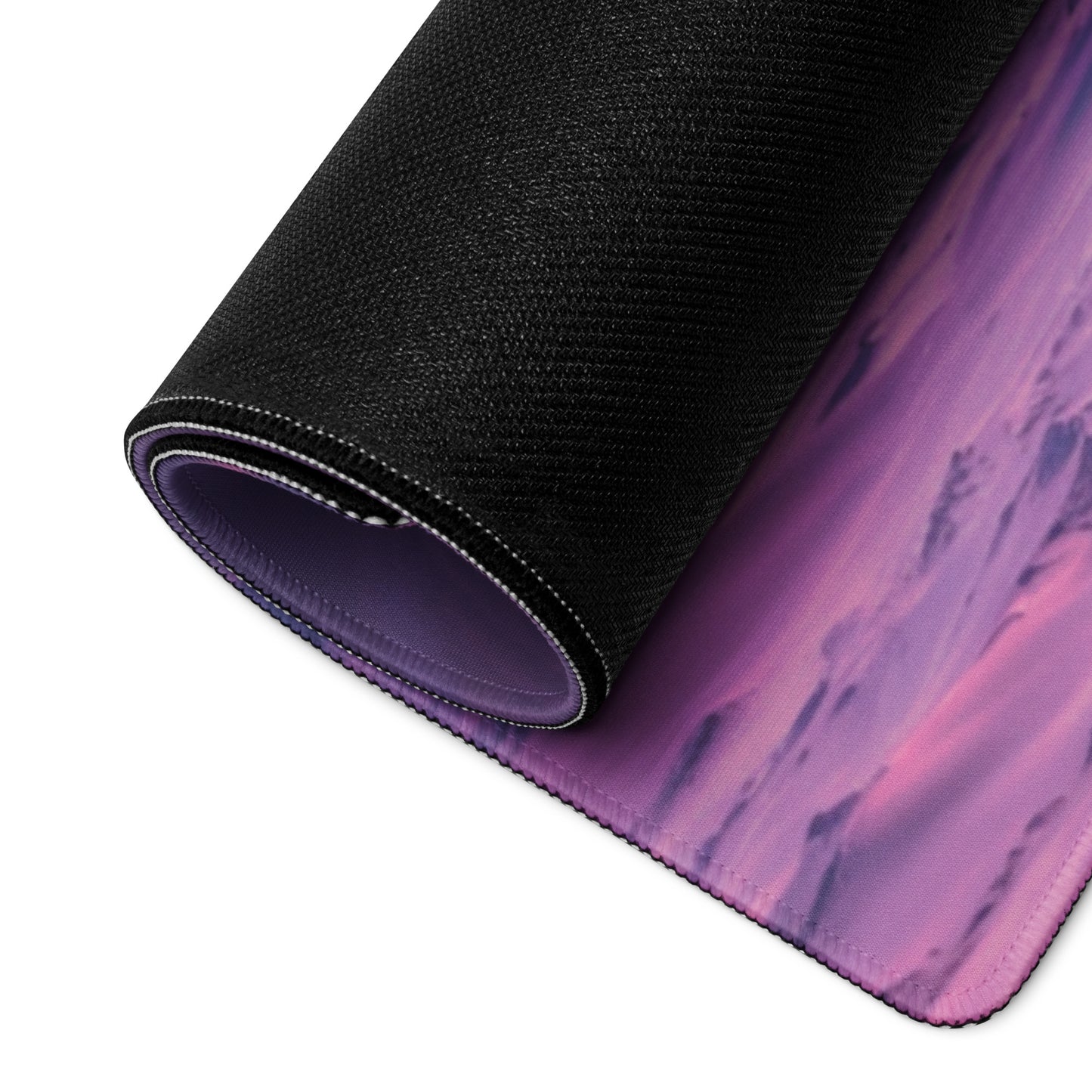 XXL gaming mouse pad, mouse pad, desk mat, gaming mat, gaming pad, best gaming mouse pad, border stitching, durable gaming mouse pad, The Peaks artwork