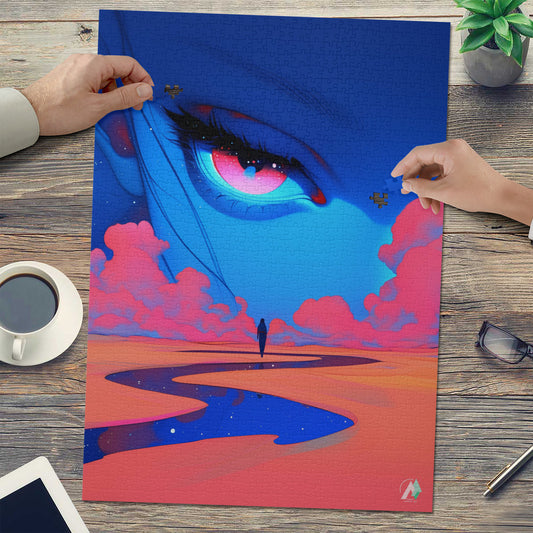 PUZZLE_V1 Cardboard Jigsaw Puzzle (1000-Piece)