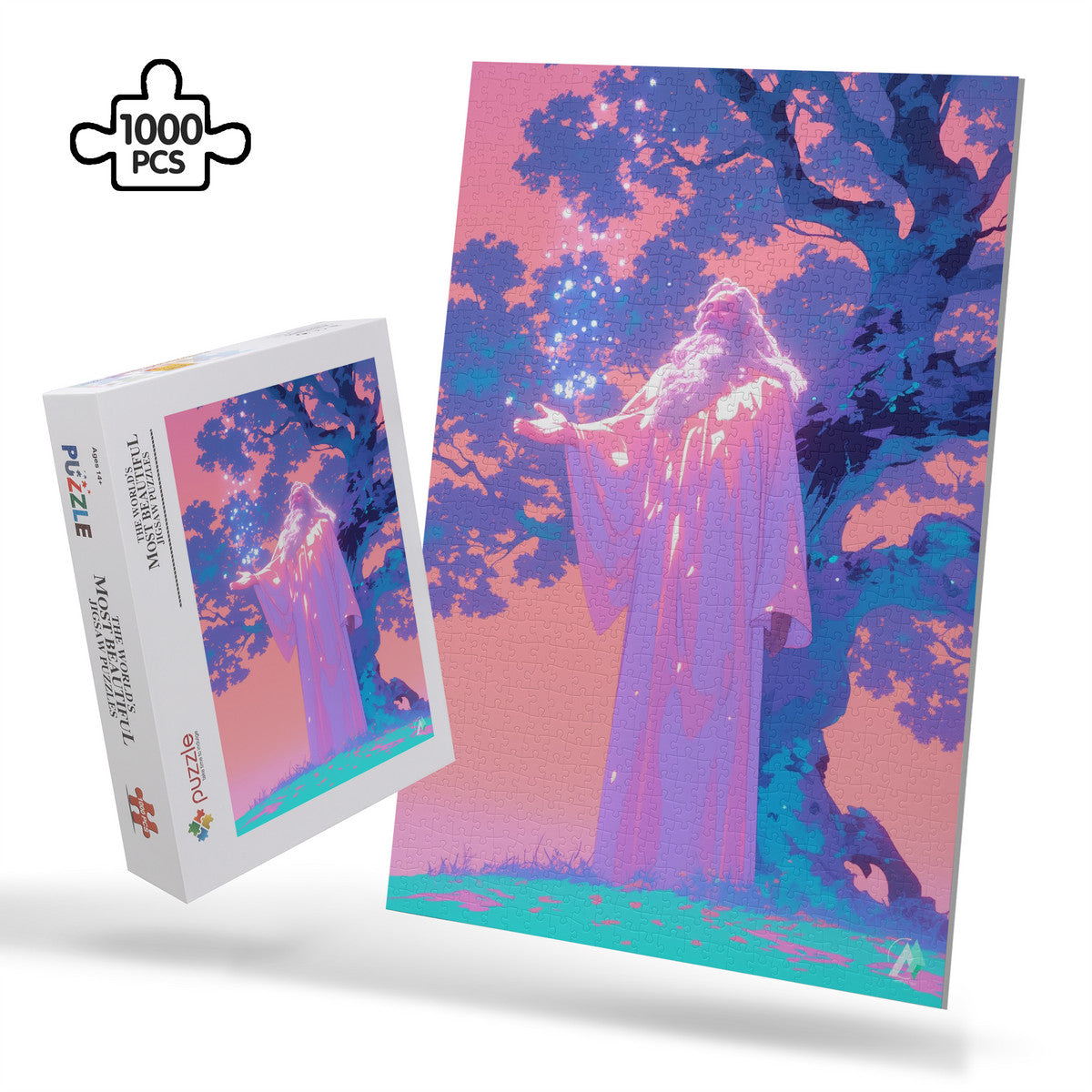 PUZZLE_V1 Cardboard Jigsaw Puzzle (1000-Piece)