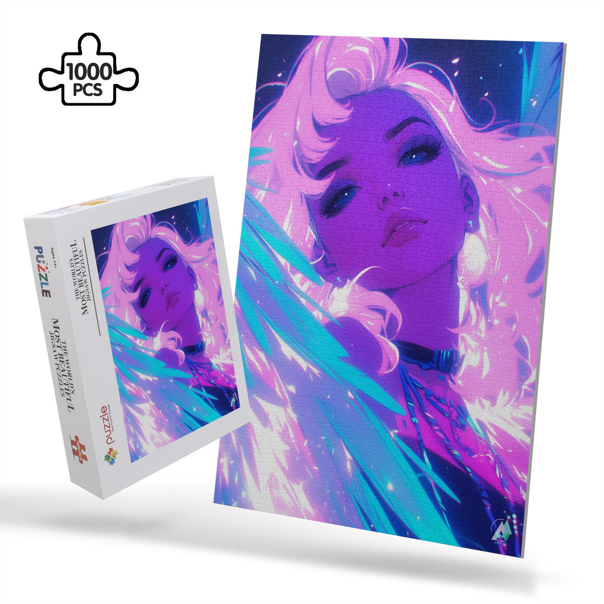 PUZZLE_V1 Cardboard Jigsaw Puzzle (1000-Piece)