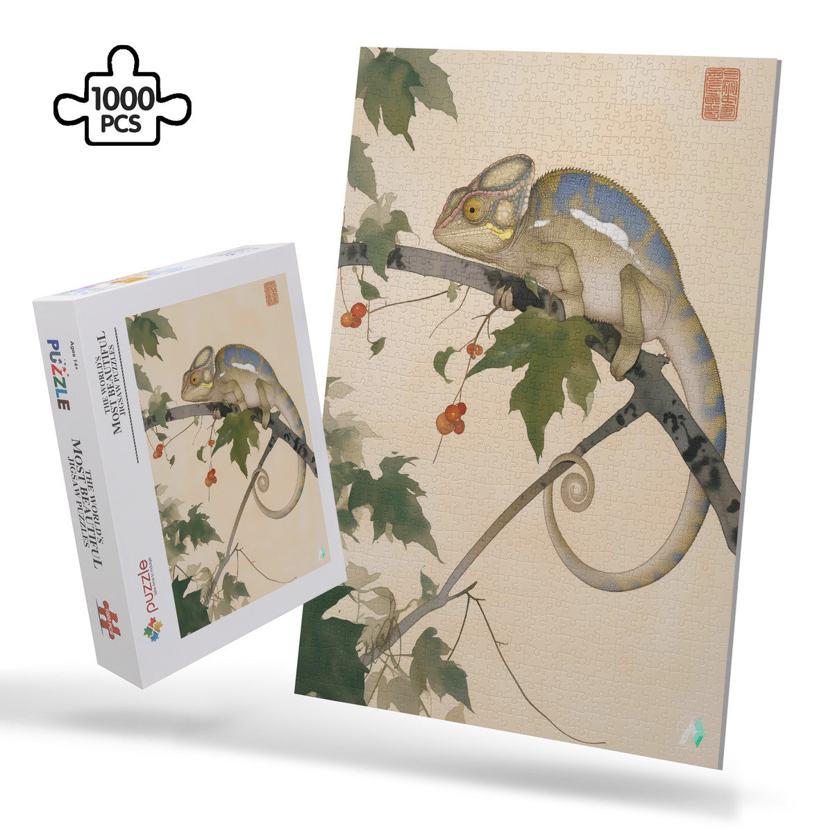 PUZZLE_V1 Cardboard Jigsaw Puzzle (1000-Piece)