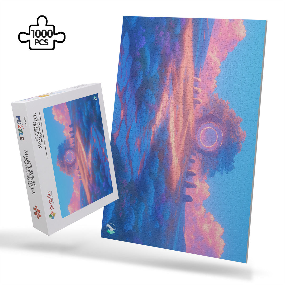 PUZZLE_H1 Cardboard Jigsaw Puzzle (1000-Piece)