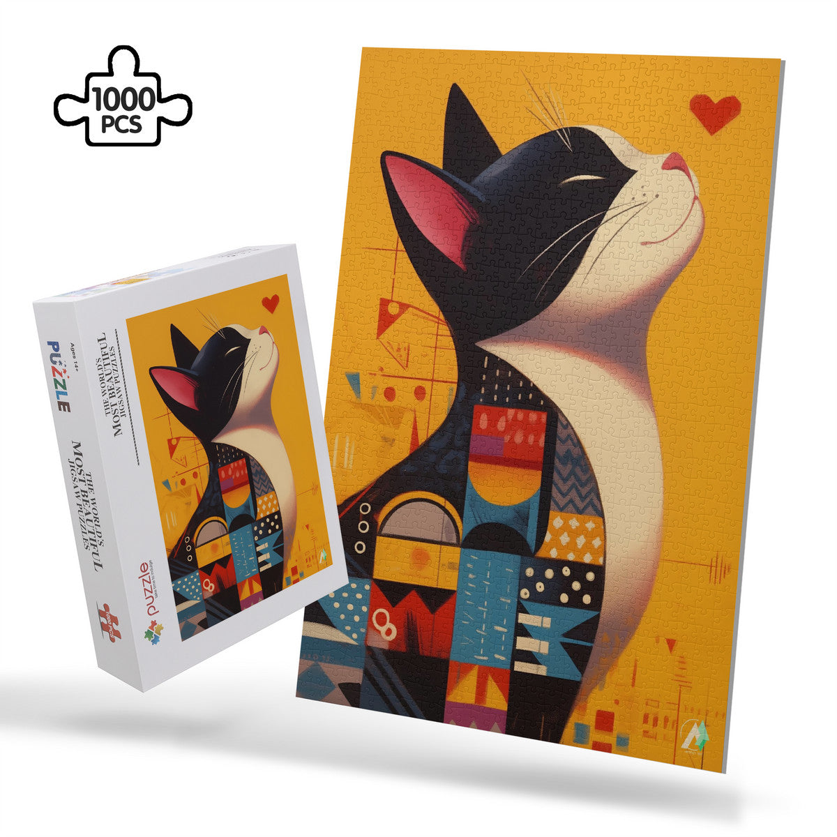PUZZLE_V1 Cardboard Jigsaw Puzzle (1000-Piece)