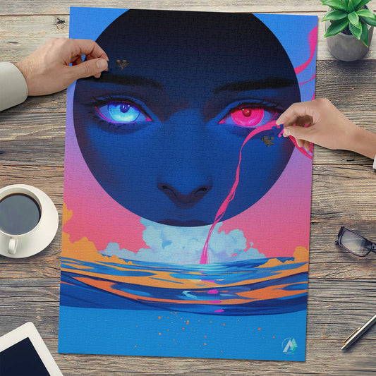 PUZZLE_V1 Cardboard Jigsaw Puzzle (1000-Piece)