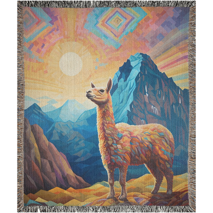 Llama in the mountains