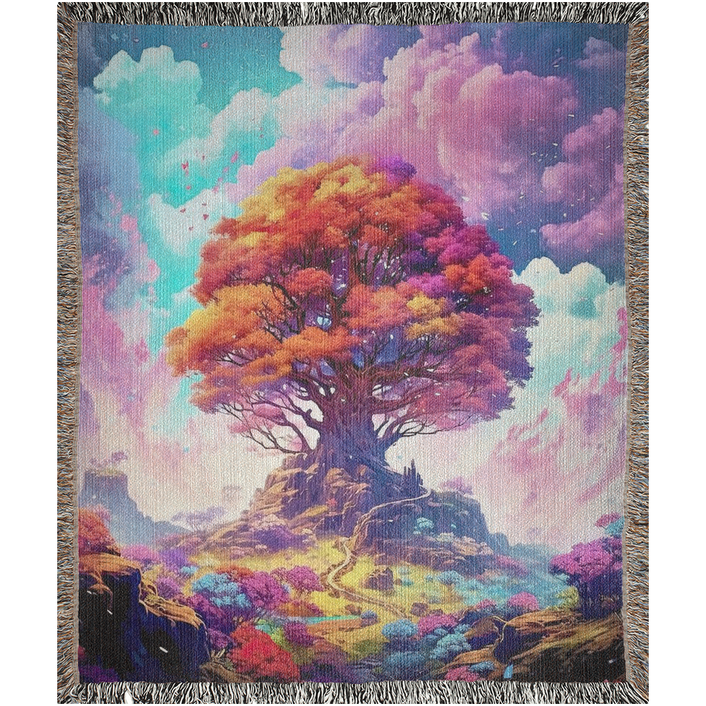 Freyja's Orchard 🌳✨ | Woven Blanket