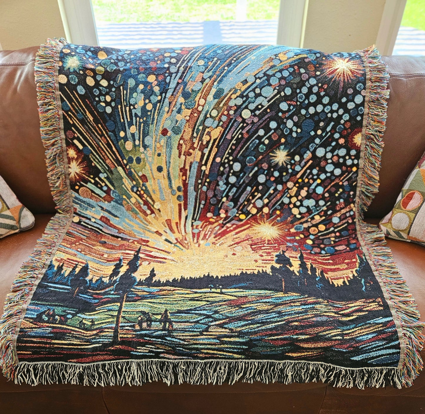 Meteor Shower 🌠✨ | Woven Blanket