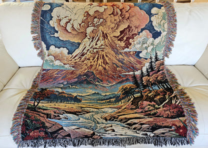 Summit Eruption 🌋🔥 | Woven Blanket