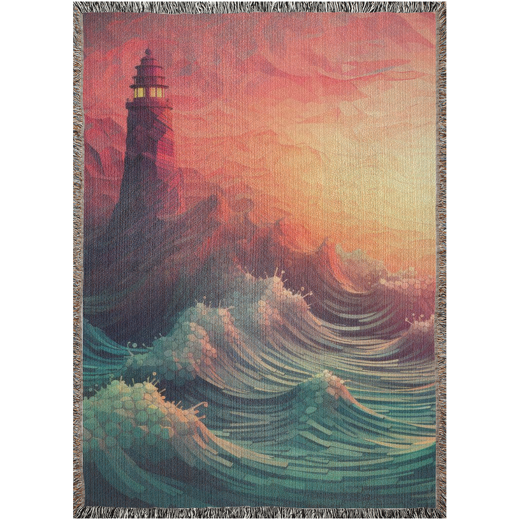 Long Journey Beacon ⛯🌅 | Woven Blanket