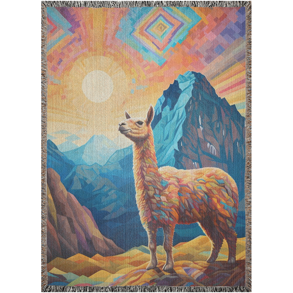 Llama in the mountains