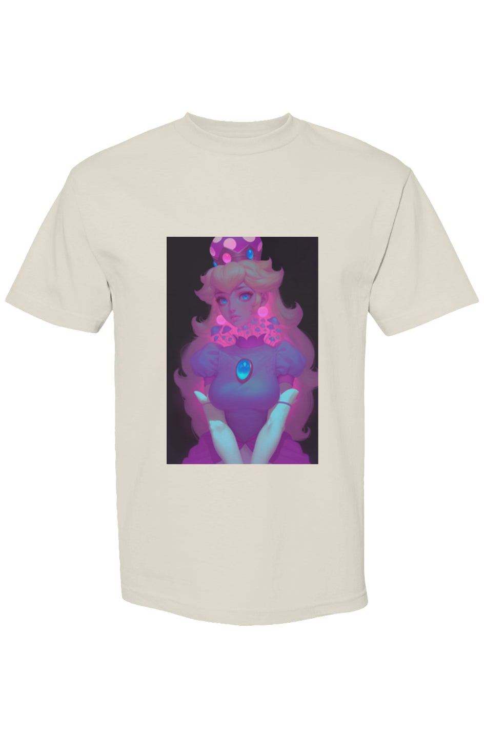 Drewsidious Otaku Collection VII | Seven 25 T-shirt featuring a stylized princess illustration in glowing hues, crafted in premium cotton for modern urban style.