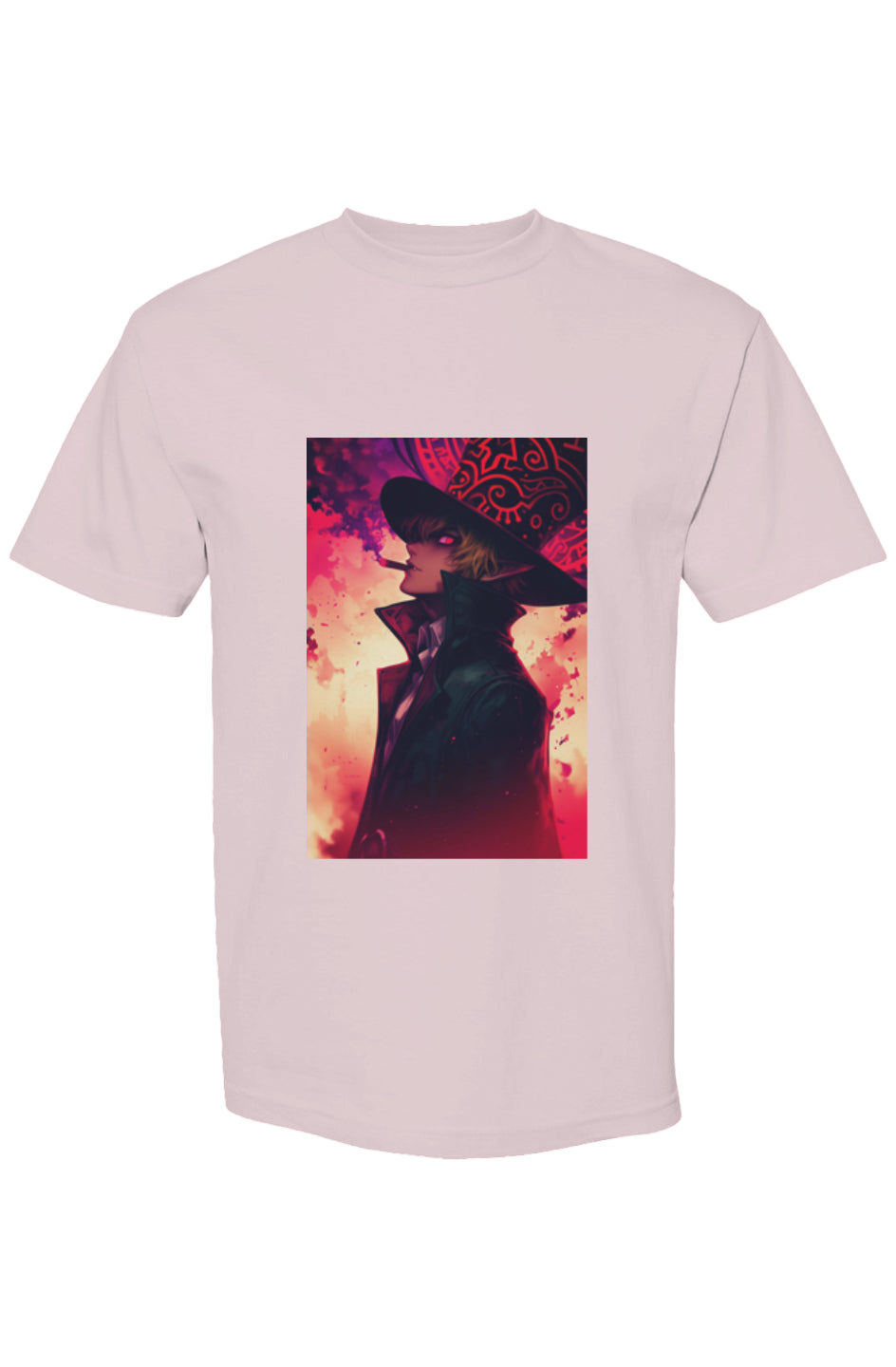 Drewsidious Otaku Collection XIX | Seven 25 T-shirt featuring anime-style portrait with dramatic, magical theme on premium heavyweight cotton for a bold, urban aesthetic.