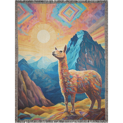 Llama in the mountains