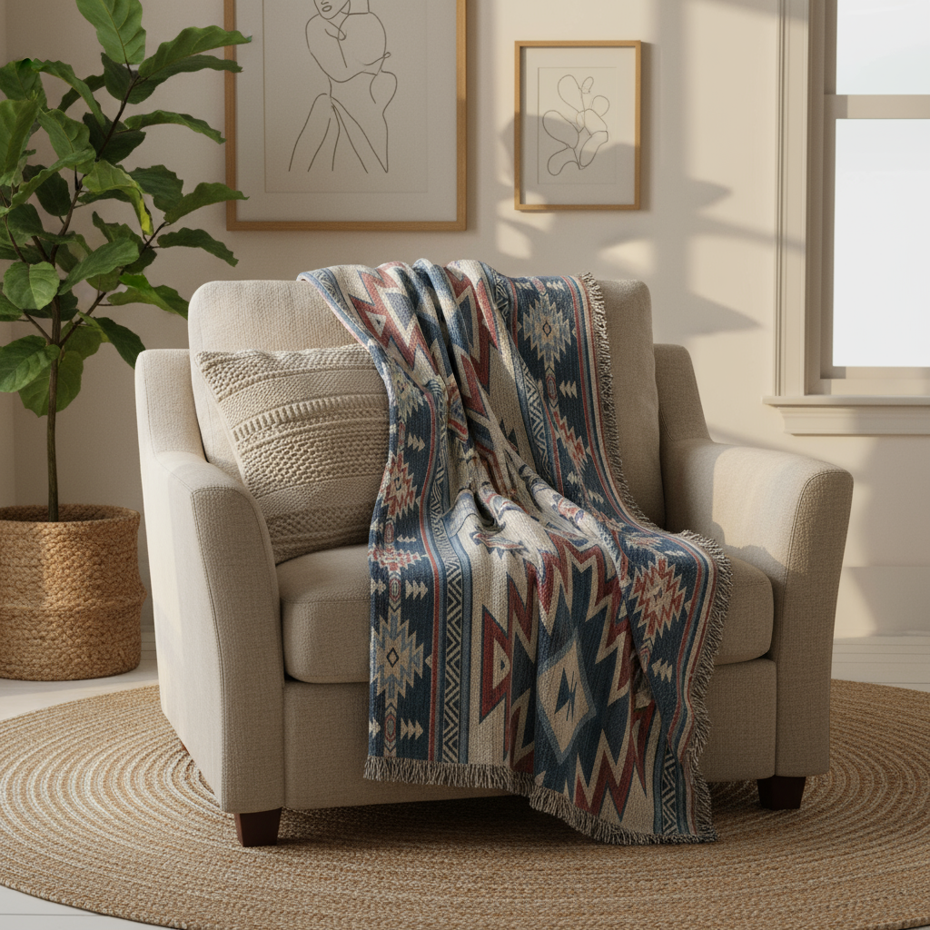 Geometric XIV | Woven Blanket