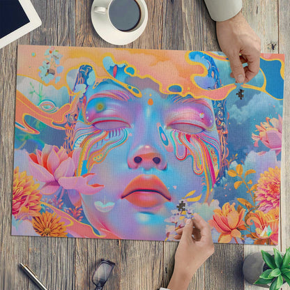 surreal pastels indian veda dream trance jigsaw puzzle