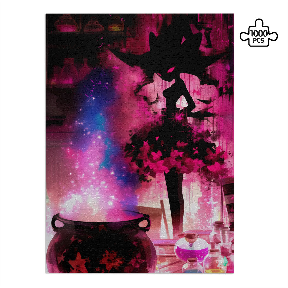 halloween fantasy witch potion caldron jigsaw puzzle