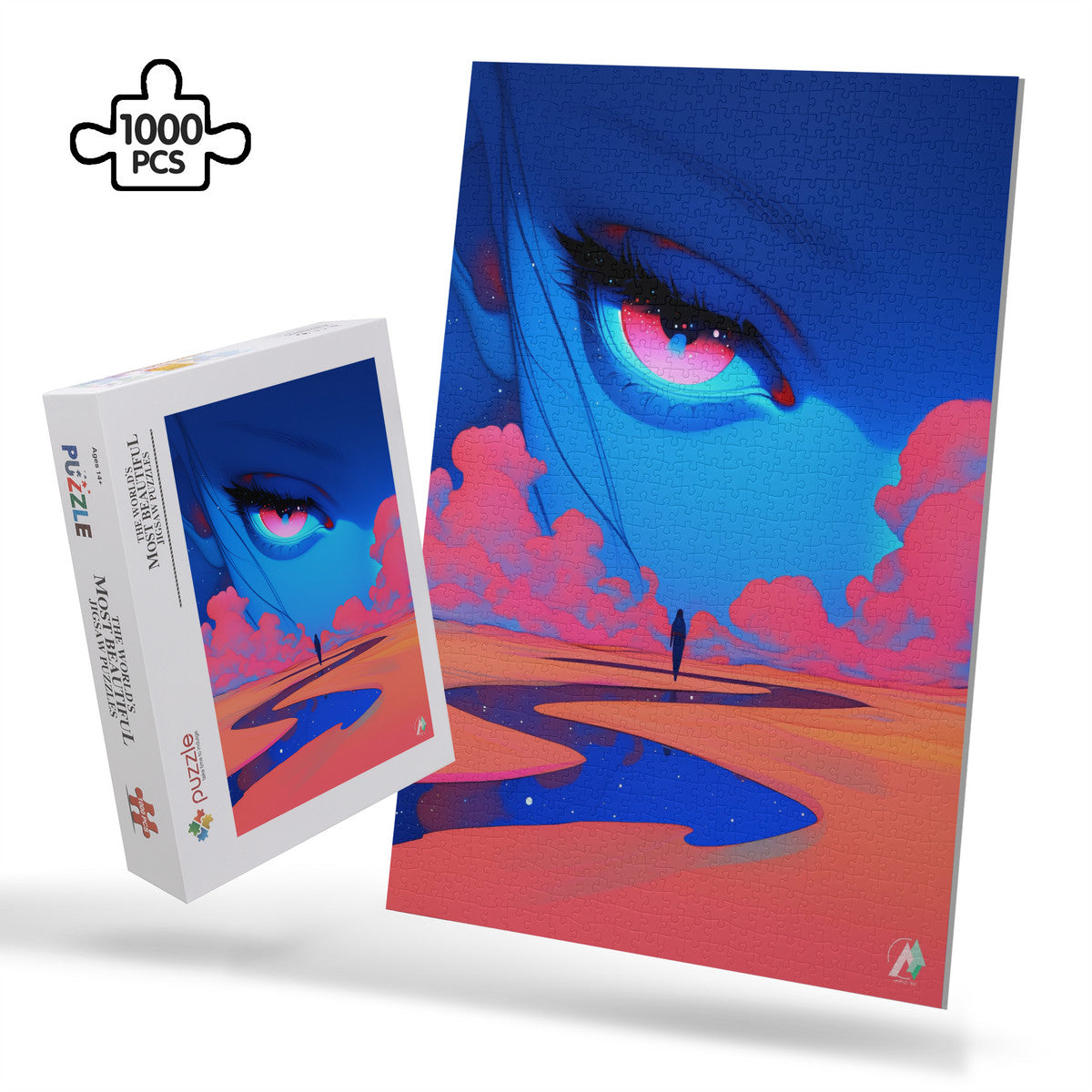 PUZZLE_V1 Cardboard Jigsaw Puzzle (1000-Piece)