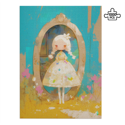 fantasy spooky creepy doll house pastels jigsaw puzzle