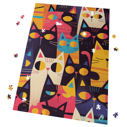 PUZZLE_V1 Cardboard Jigsaw Puzzle (1000-Piece)
