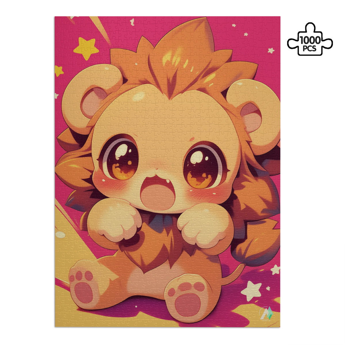 cute baby safari animal lion jigsaw puzzle