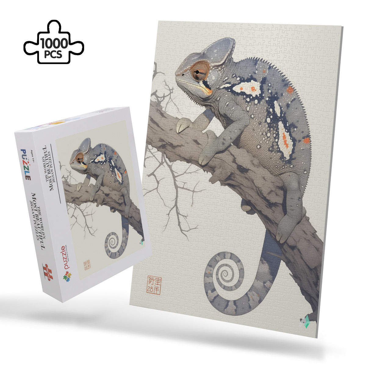 PUZZLE_V1 Cardboard Jigsaw Puzzle (1000-Piece)