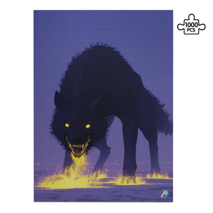 hell hounds dogs animals jigsaw puzzle