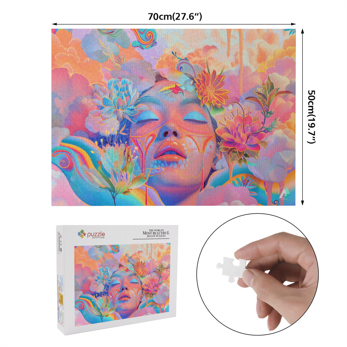 surreal pastels indian veda dream trance jigsaw puzzle