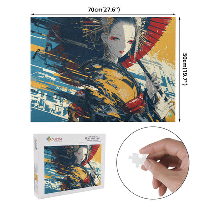 sci-fi fantasy japanese geisha robot jigsaw puzzle