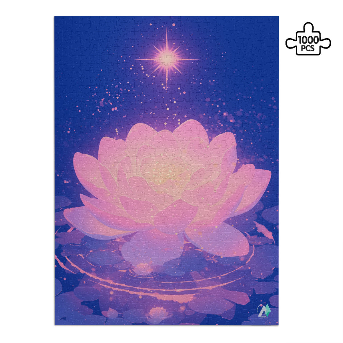 beautiful pink lotus flower jigsaw puzzle